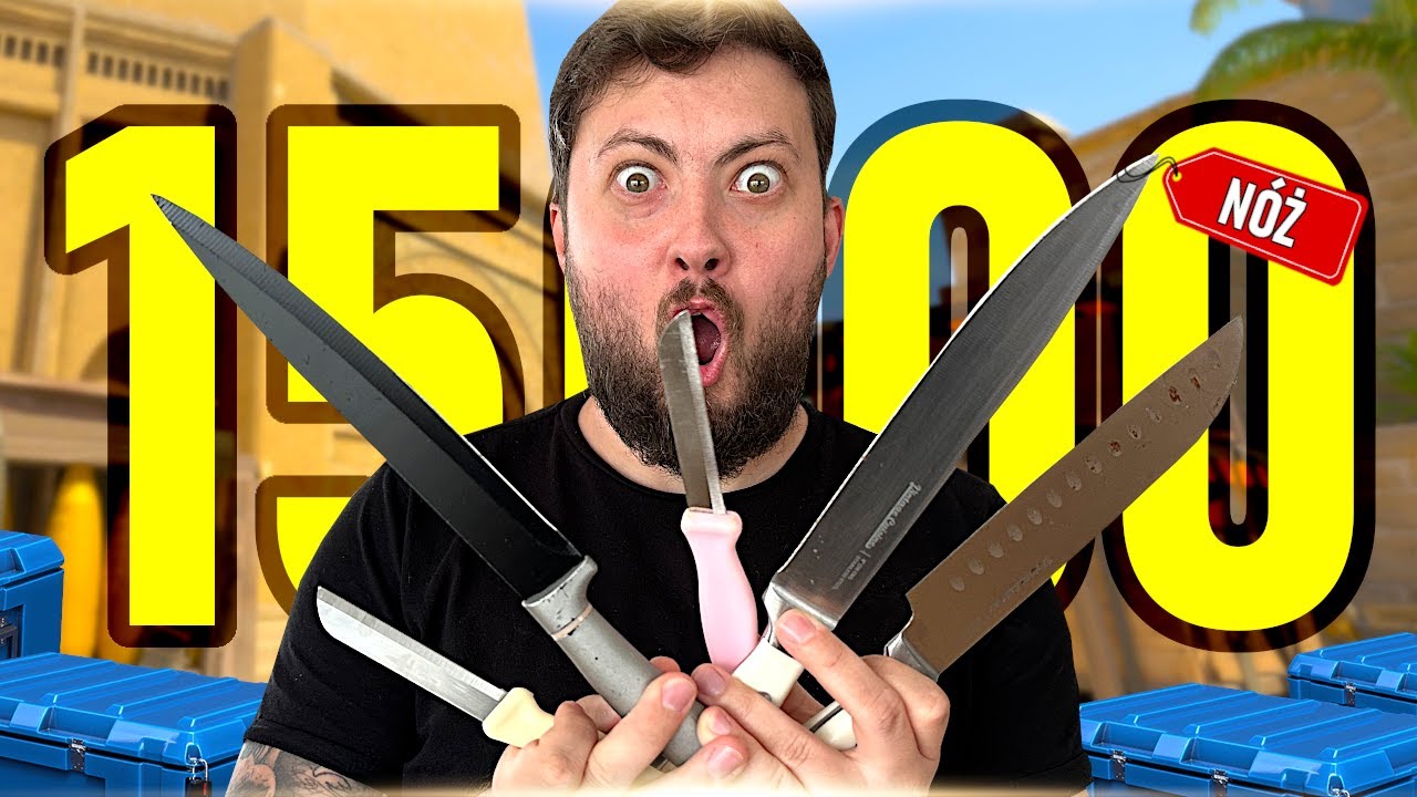 WYDAŁEM 15.000 ZŁ NA NOŻE!! 🔪