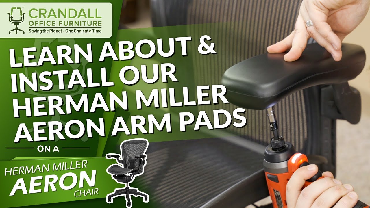 Herman Miller Aeron Classic Arm Pad Installation & Comparison of Aftermarket vs. OEM Arm Pads