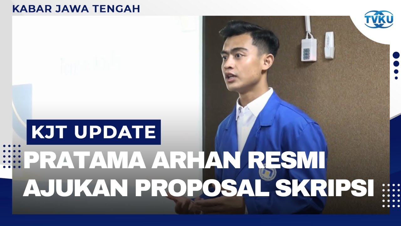 Pratama Arhan Jalani Sidang Pengajuan Proposal Skripsi