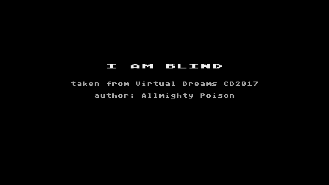 Poison - I Am Blind, Atari 8-Bit Scene Music, FULL LENGTH