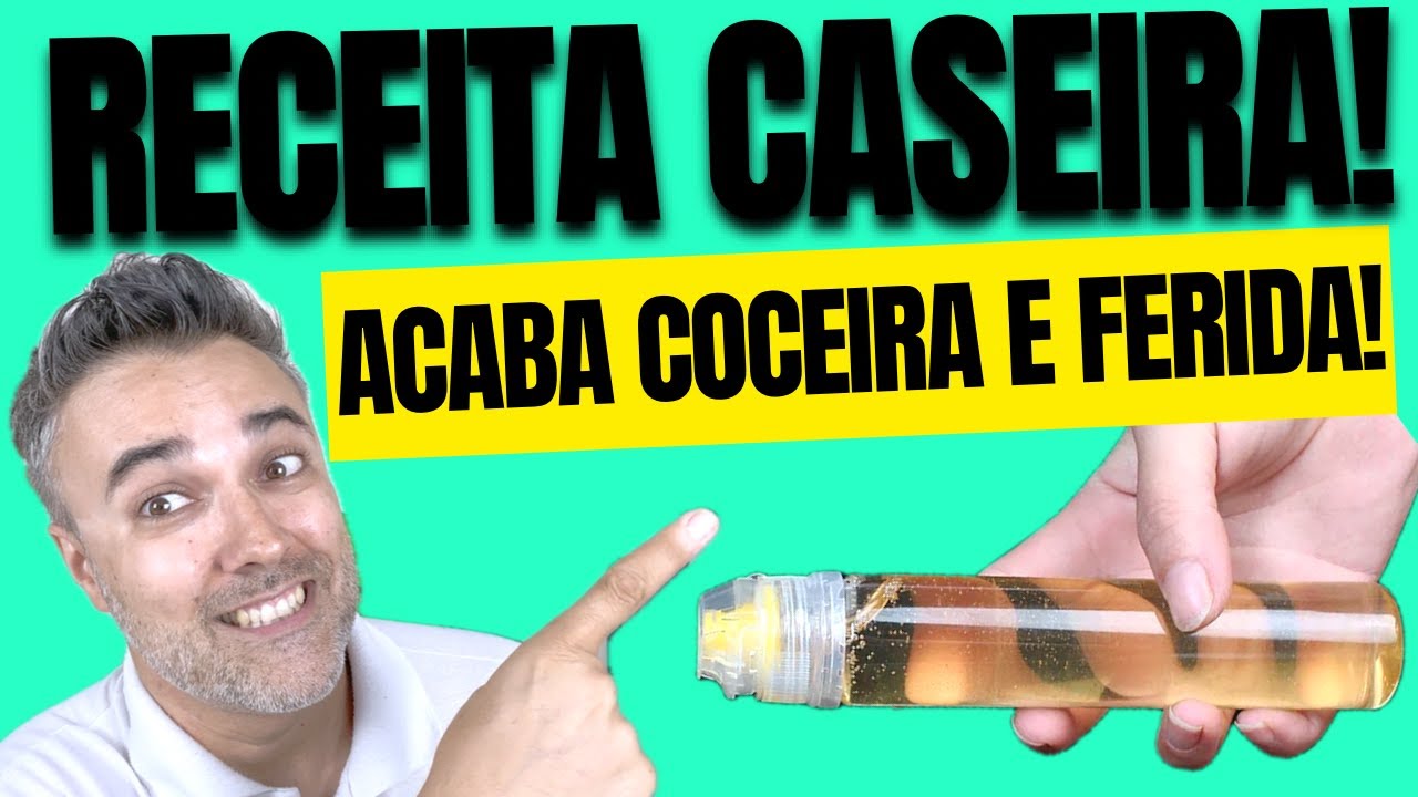 RECEITA CASEIRA ajuda ✅COCEIRA ✅FERIDA ✅Dermatite!