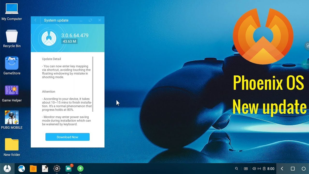 Phoenix OS V 3.0.6 is here with new features