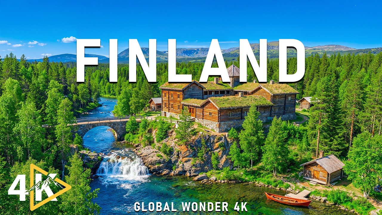 Finland 4K | Pure Nordic Stillness – Endless Forests, Mirror Lakes & Soft Arctic Light