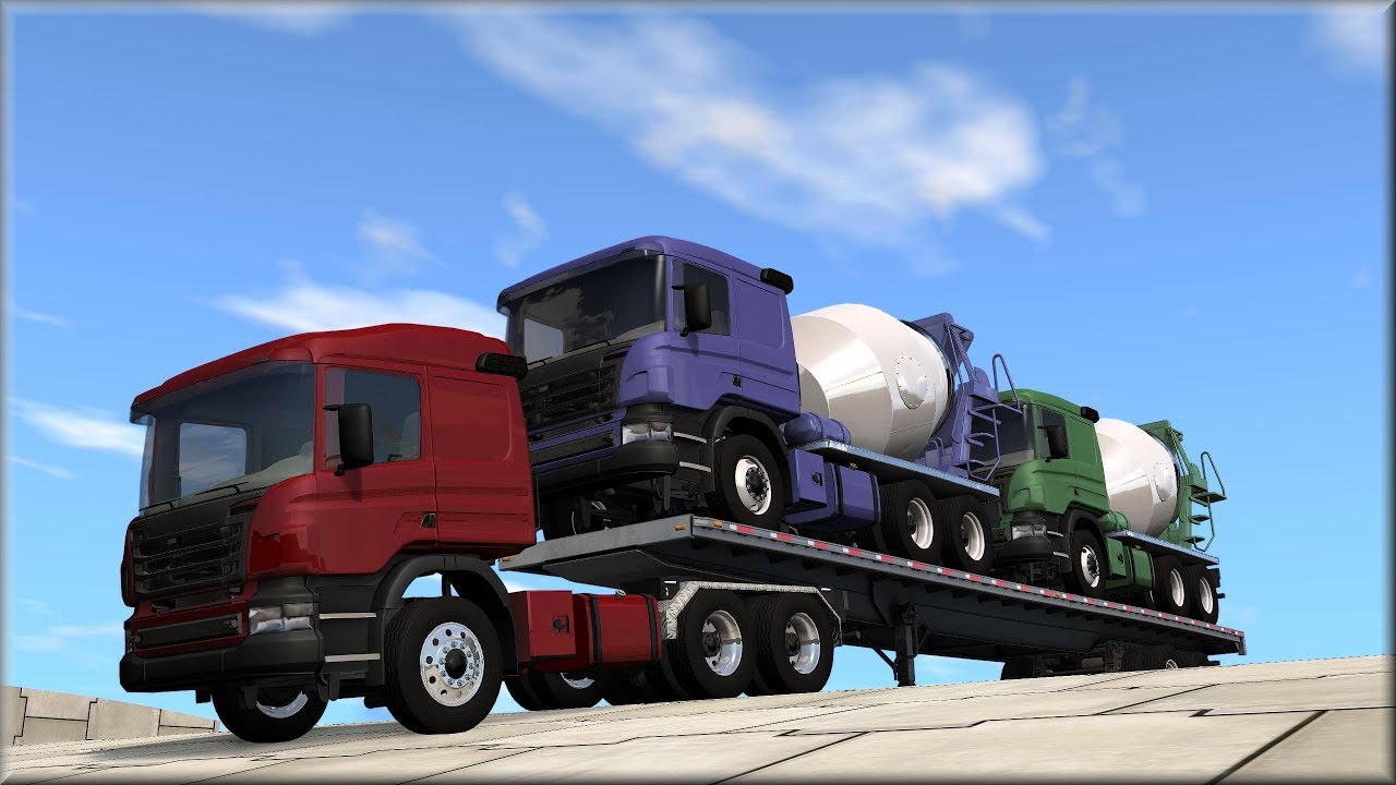 BeamNG Drive Insane Trucking Crashes #6 - Insanegaz