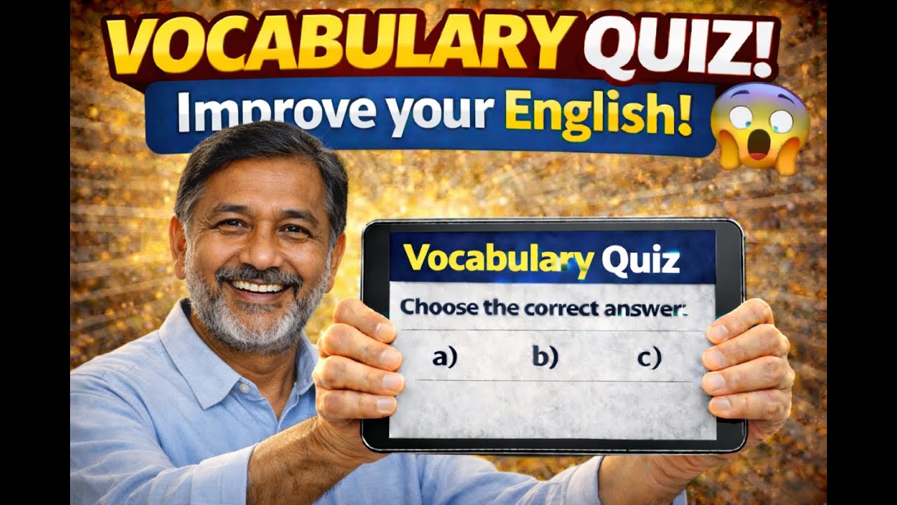 [VC010] Vocabulary Quiz 🧠 | Easy or Tricky? Test Your Skills!