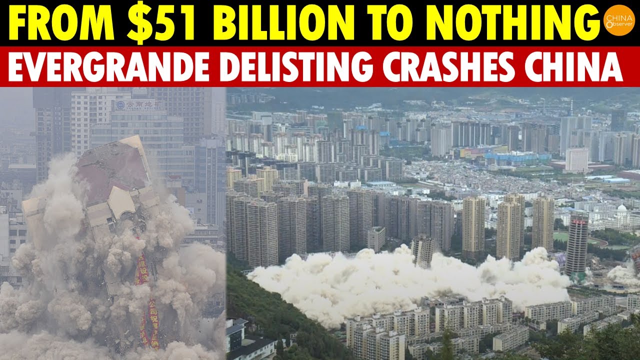 От 51 миллиарда долларов до нуля: делистинг Evergrande наносит удар по экономике Китая, банки руш...