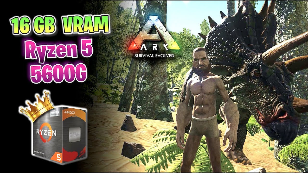 ✅ APU 5600G + 16GB VRAM ✅ VEGA 7 ✅ Jugando ARK SURVIVAL EVOLVED