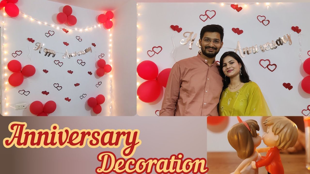 Quick & Easy Anniversary Decoration Idea at Home| Simple Anniversary Decoration| Decoration Ideas