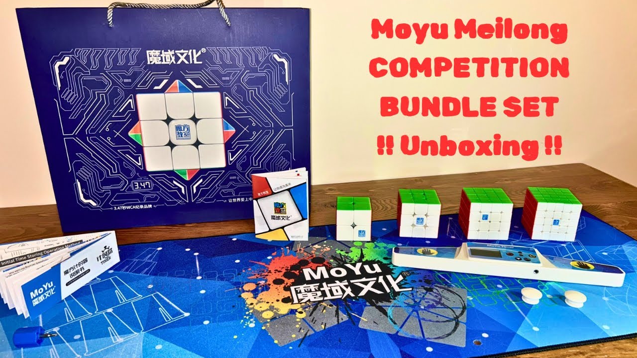 MoYu Meilong Competition Bundle Set Unboxing/Review