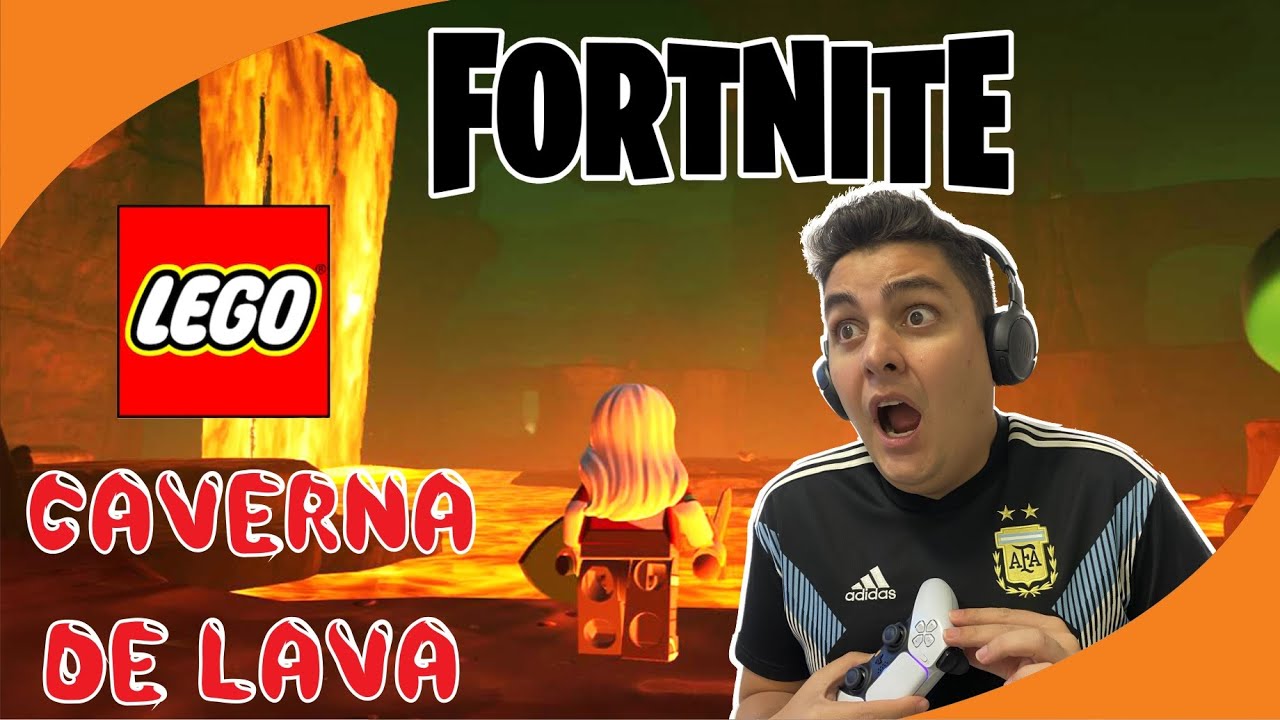Como achar a Caverna de Lava no Lego Fortnite - Fortnite Lego, Caverna de Lava
