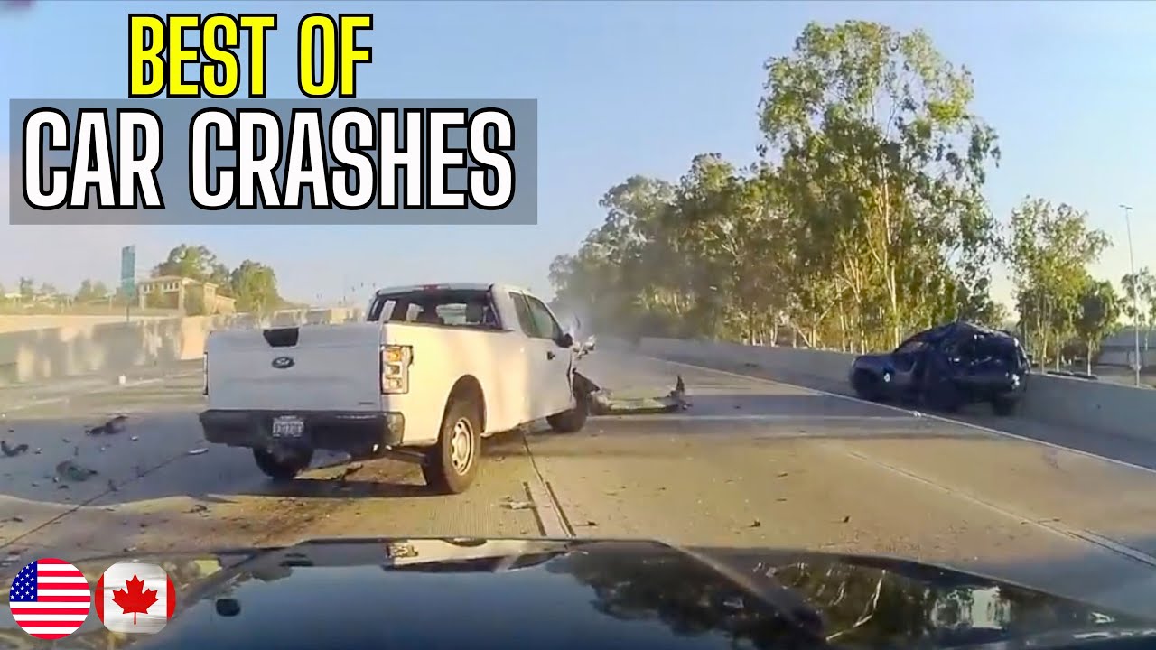 Best of Car Crashes Compilation | USA & Canada - 28