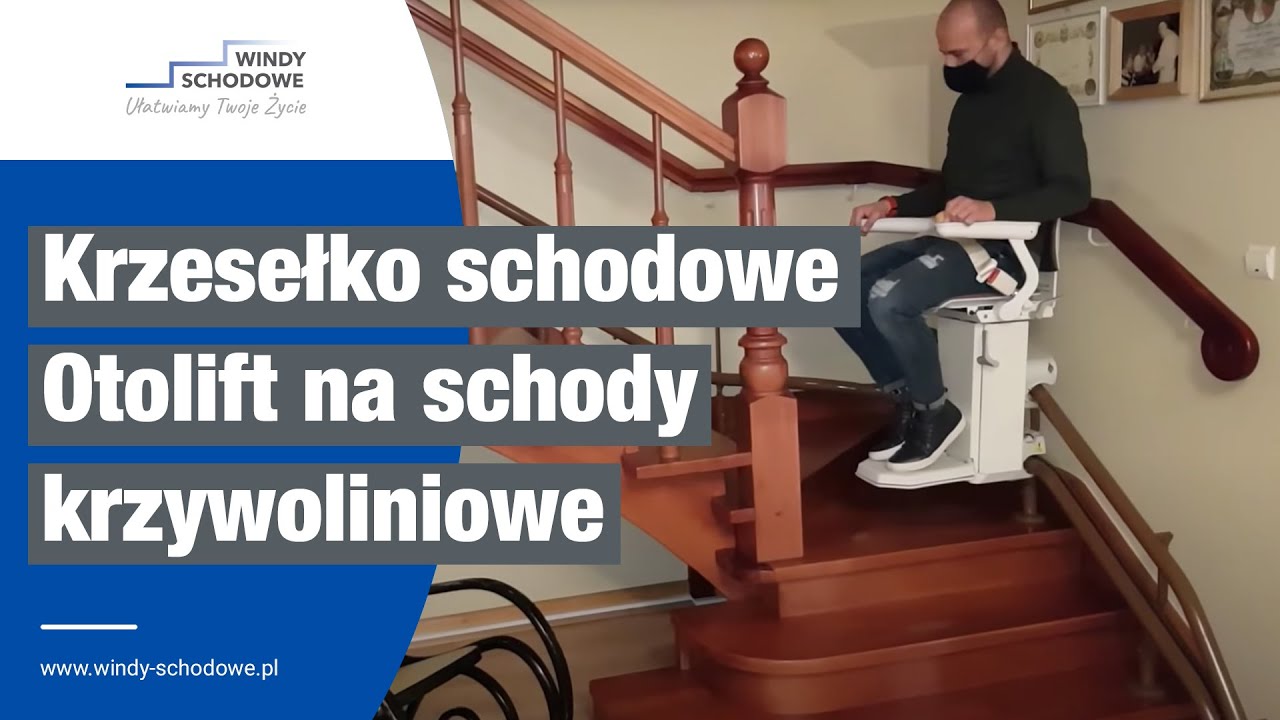 Krzesło na schody krzywoliniowe Otolift Two | Windy Schodowe