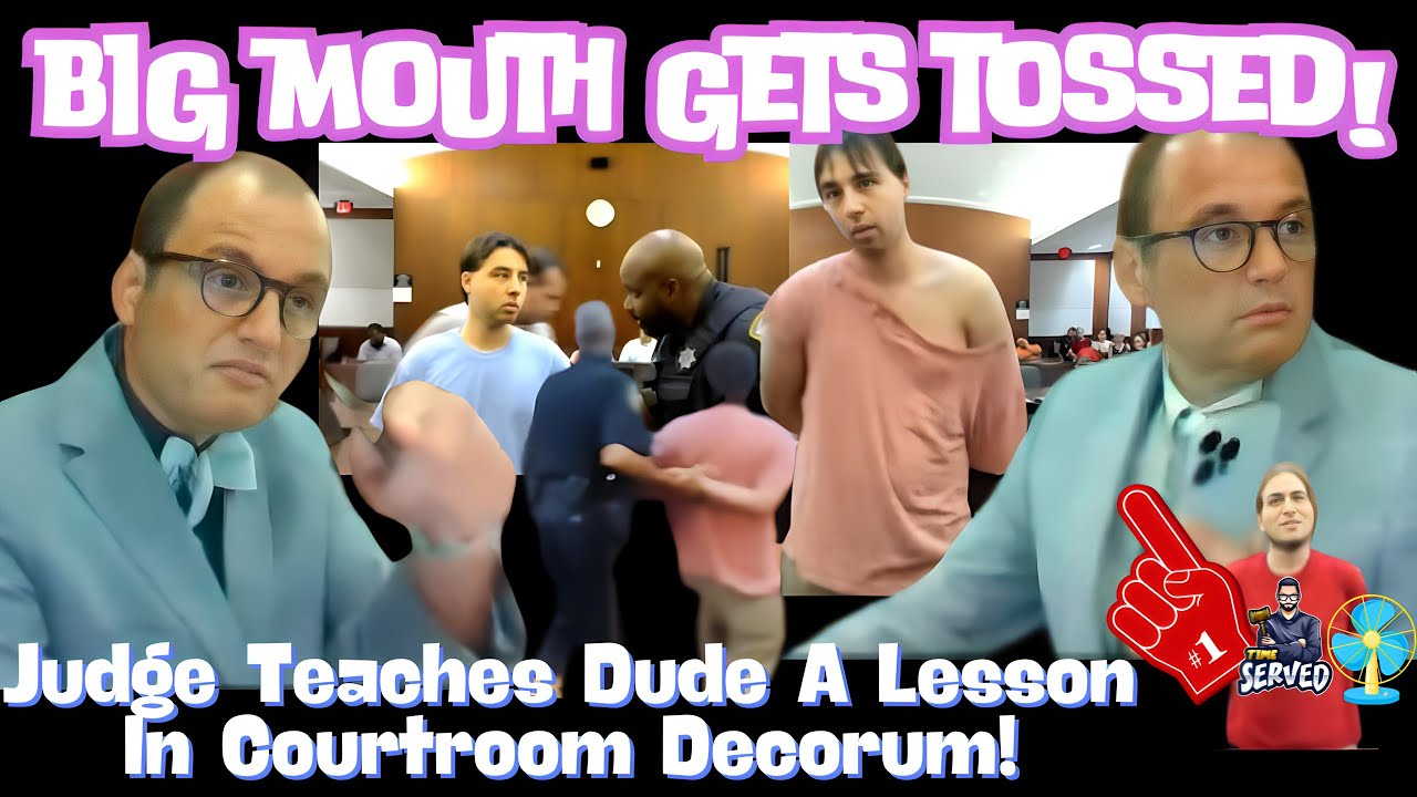 Big Mouth Gets Thrown Out Of Court! | Time Served Gets Some Love From Judge & A Nerd!