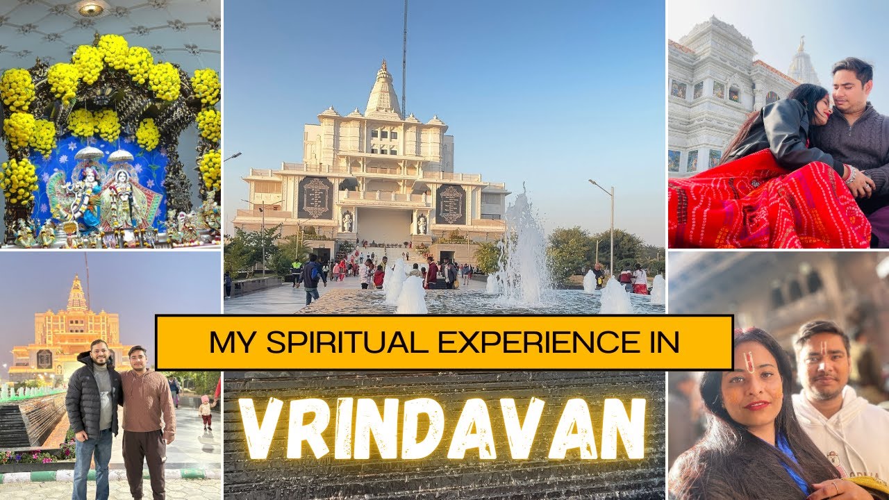 Vlog - 4 |🌸 पहला दिन वृंदावन में | चंद्रोदय मंदिर, प्रेम मंदिर | Banke Bihari Darshan🌸