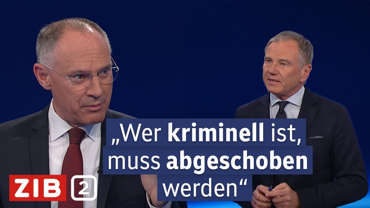 Innenminister Gerhard Karner (ÖVP) zum Stopp des Familiennachzugs | ZIB2 vom 12.03.2025