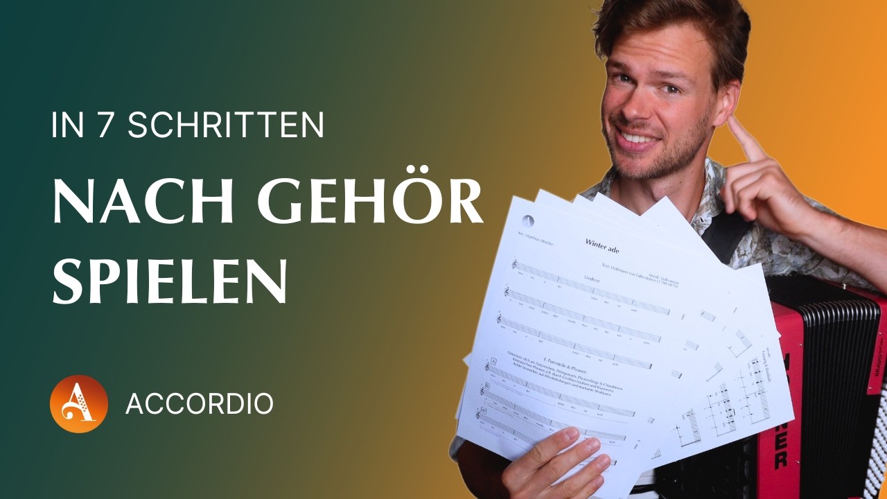 Nach Gehör Akkordeon spielen – in 7 Schritten!