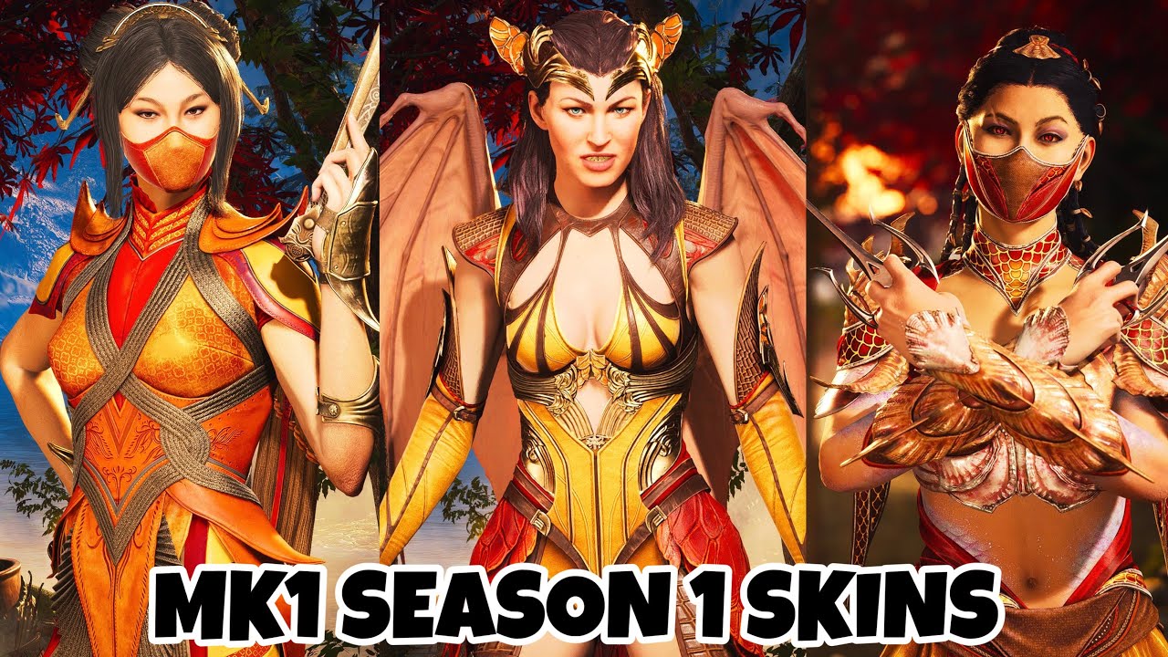 Mortal Kombat 1 PS5 Season 1 Skins & Outfits Showcase