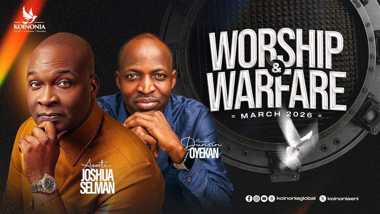 MINISTER DUNSIN OYEKAN AT WORSHIP AND WARFARE SERVICE MARCH 2026 ||15||03||2026