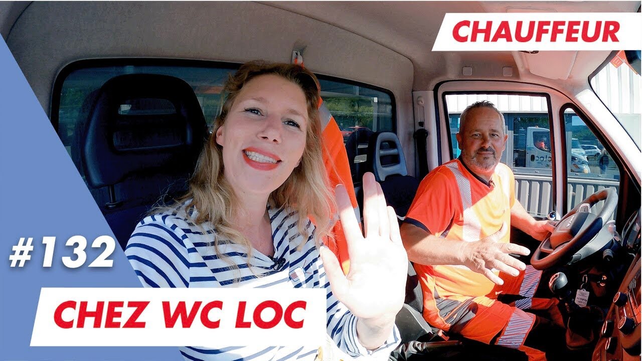 Chez WC Loc, je découvre le métier d'Eric, chauffeur livreur de sanitaires mobiles