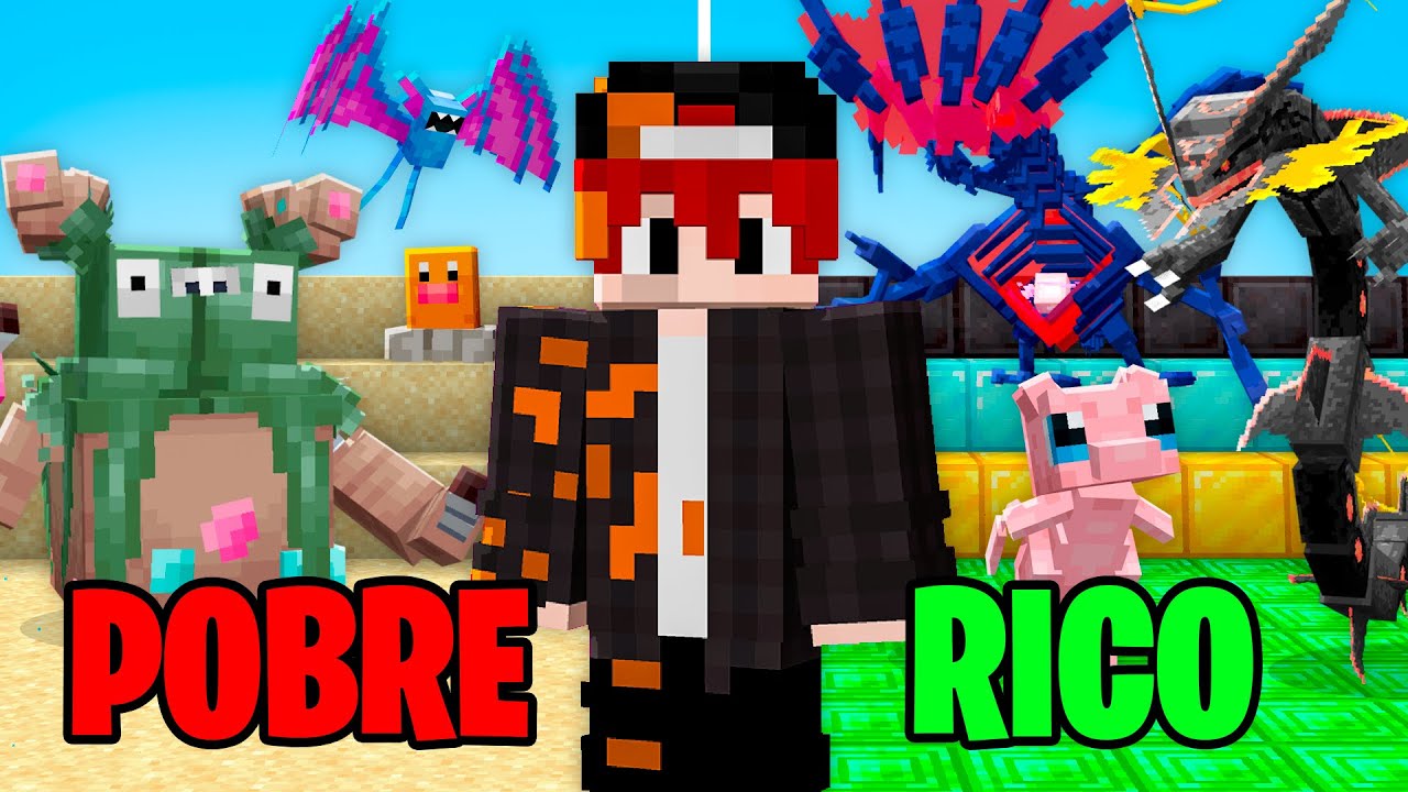 De POBRE a RICO no MINECRAFT COBBLEMON