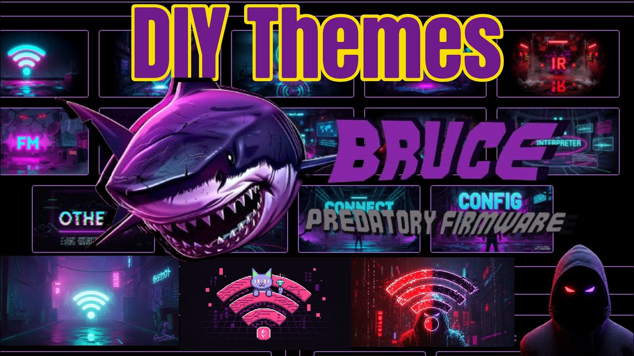 How to Make Your Own Bruce Firmware Themes – Static & Live Animated Theme Tutorial! 🦈 Easy DIY! 