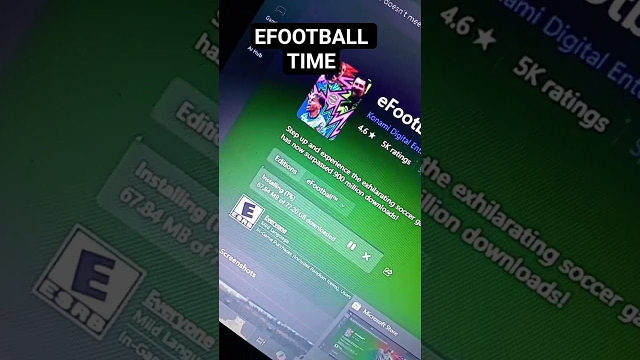 download efootball on pc and mac easy. #efootball #ffootball #pes #pesmobile #mrbeast