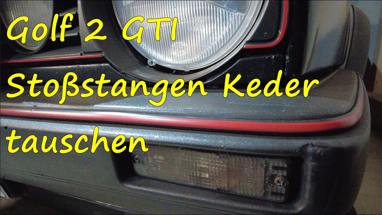 Golf 2 GTI | Stoßstangen Keder tauschen