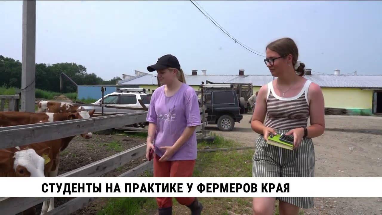 Студенты на практике у фермеров Хабаровского края
