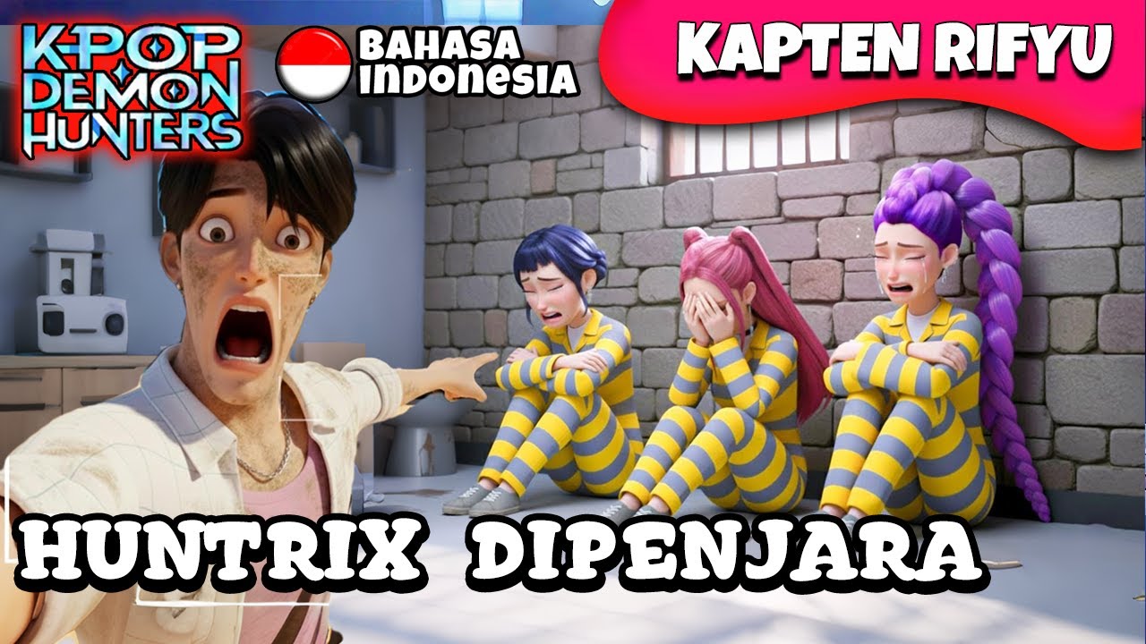 👉 HUNTRIX DITAHAN SELAMANYA 👮 KPOP DEMON HUNTER BAHASA INDONESIA