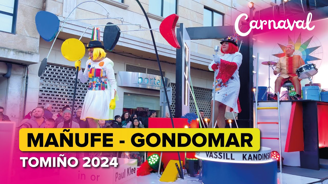 🎉 Comparsa Asociaci&oacute;n de Carnavales de Ma&ntilde;ufe - GONDOMAR 🥳 | CARNAVAL de Tomi&ntilde;o 2024 🎭