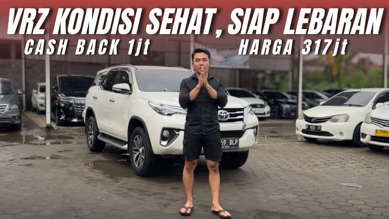 FORTUNER VRZ 2016 HARGA 317jt || REVIEW FOR SALE || GARASI NAP || JUAL BELI MOBIL MURAH
