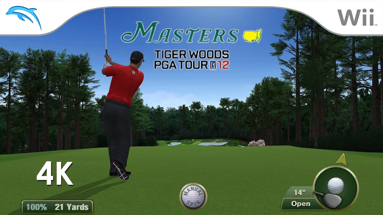 Tiger Woods PGA Tour 12: The Masters (4K / 2160p / 60fps) | Dolphin Emulator 2407-177 | Nintendo Wii