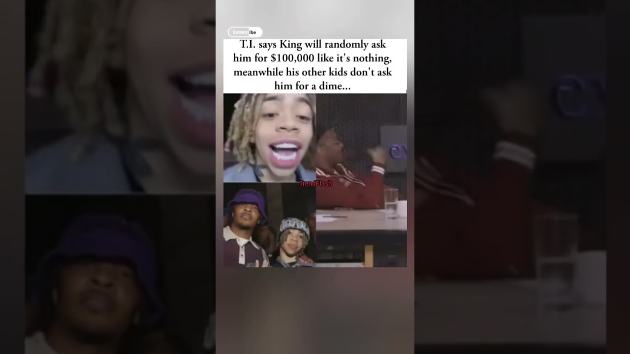 T.I. says King Harris casually asks him for $100K. 💸👀 #kingharris #ti #trending #shorts