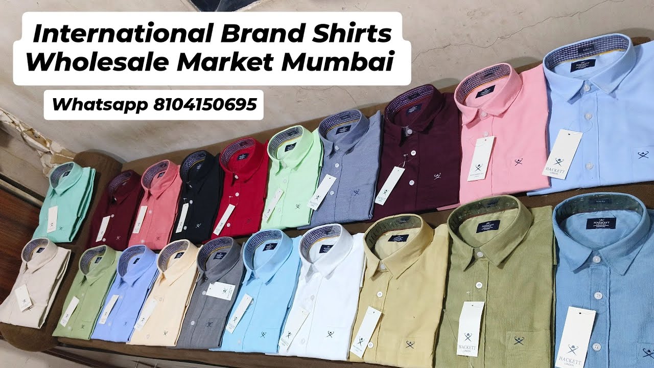 Surplus Brand Shirts Wholesale Market || Bombay Clothes Company || Manufacturer