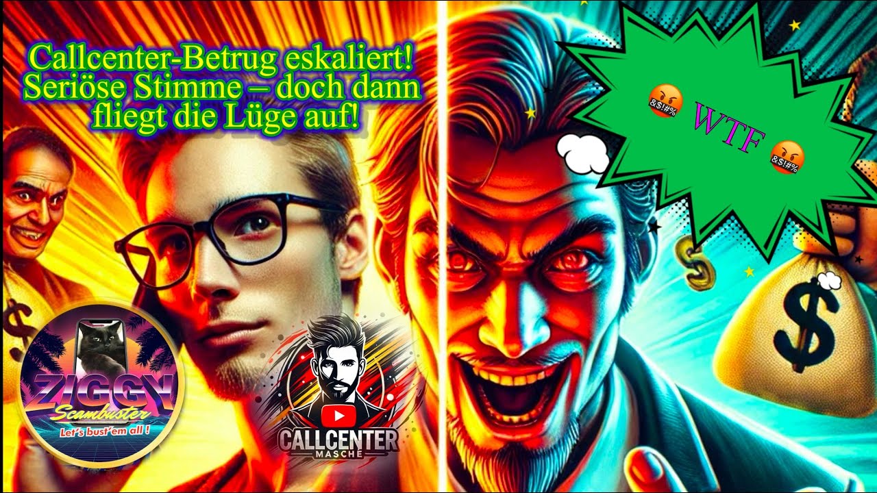 Callcenter-Betrug entlarvt! Seri&ouml;se Stimme, aber L&uuml;gen ohne Ende! #CM feat @Ziggy_Scambuster