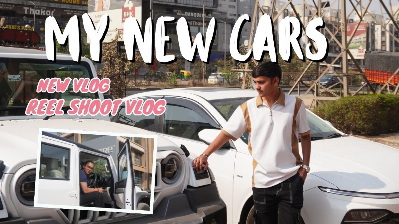 NEW CARS 😂| REELS SHOOT | WITH MY SISTER | VRAJ SADHU VLOGS | #vlog175