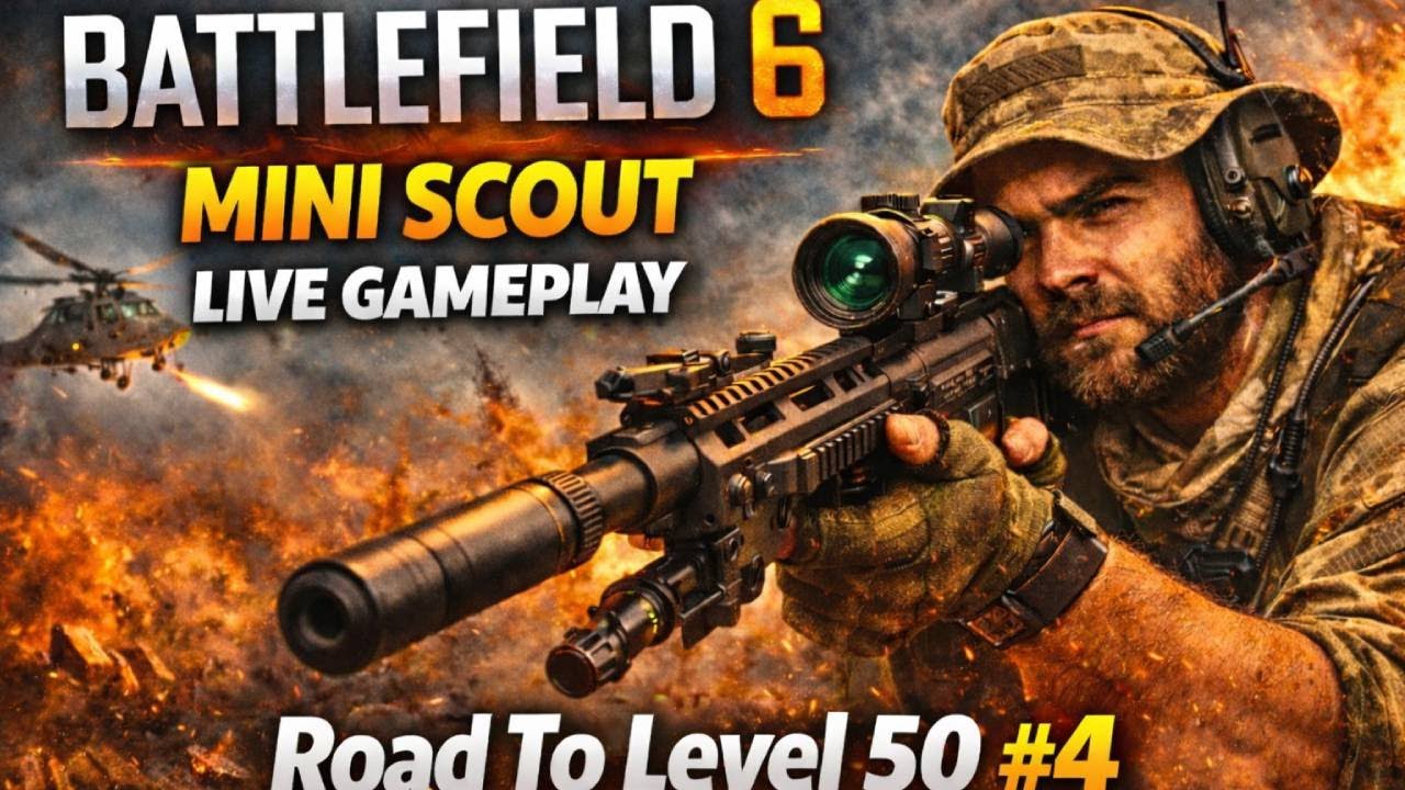 🔴 ROAD TO MINI SCOUT LEVEL 50 #4 OP BATTLEFIELD 6 🇳🇱 🔥