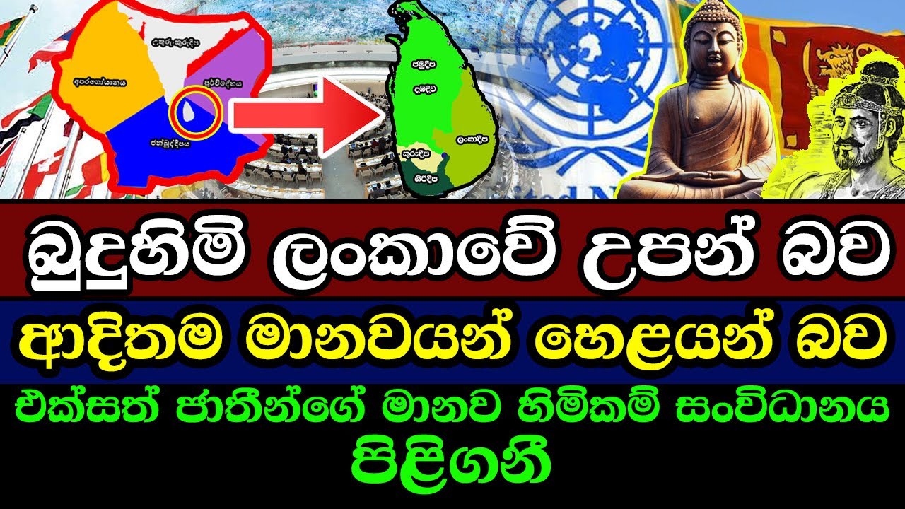 බුදුහිමි ලංකාවේ උපන් බව ආදිතම මානවයන් හෙළයන් බව එක්සත් ජාතීන්ගේ මානව හිමිකම් සංවිධානය පිළිගනී