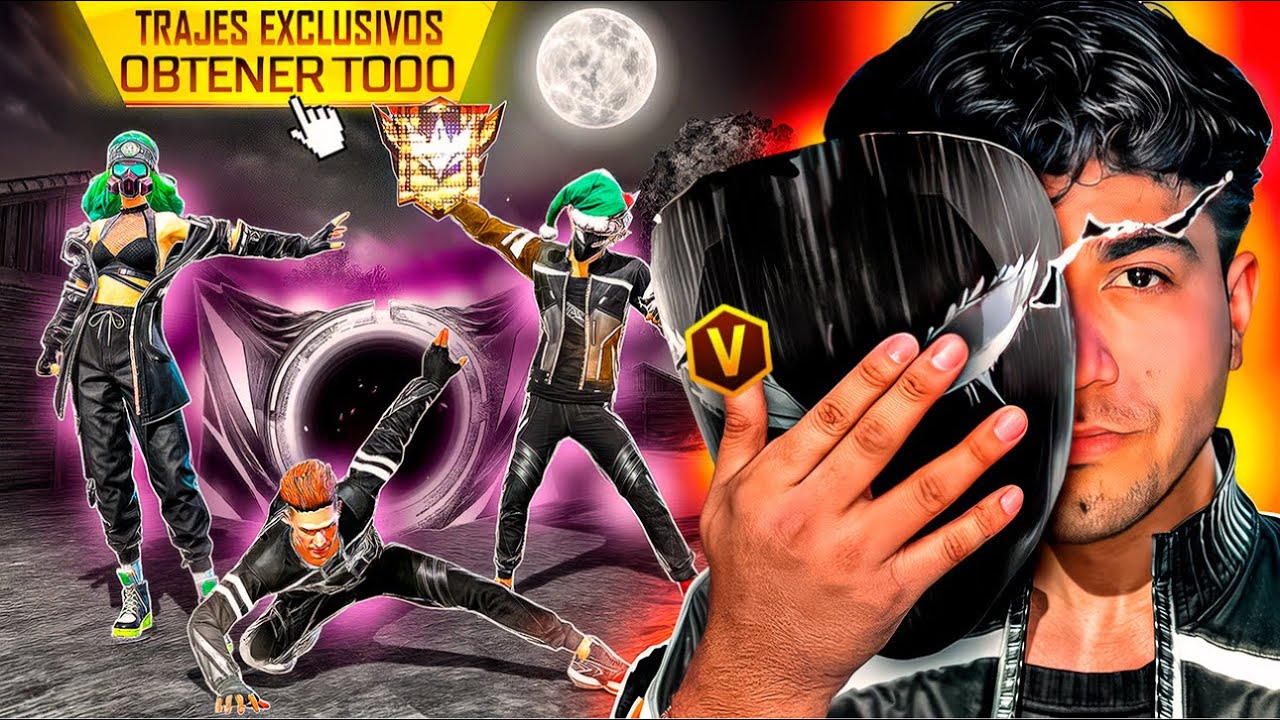 CONSEGUÍ la SKIN MÁS EXCLUSIVA de TODO FREE FIRE “MATERIA OSCURA￼￼” 😱🔥