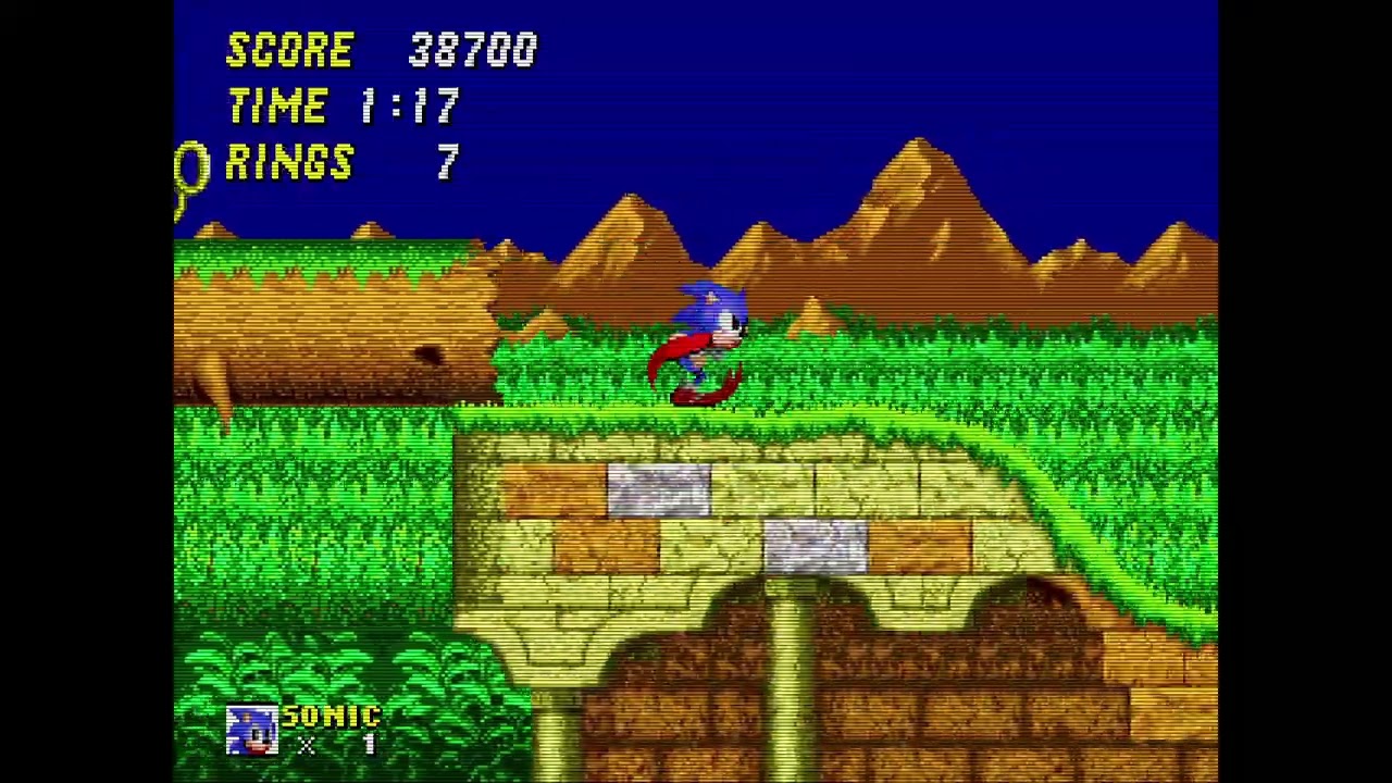 Sonic The Hedgehog 2 (GENESIS) - First 15 minutes