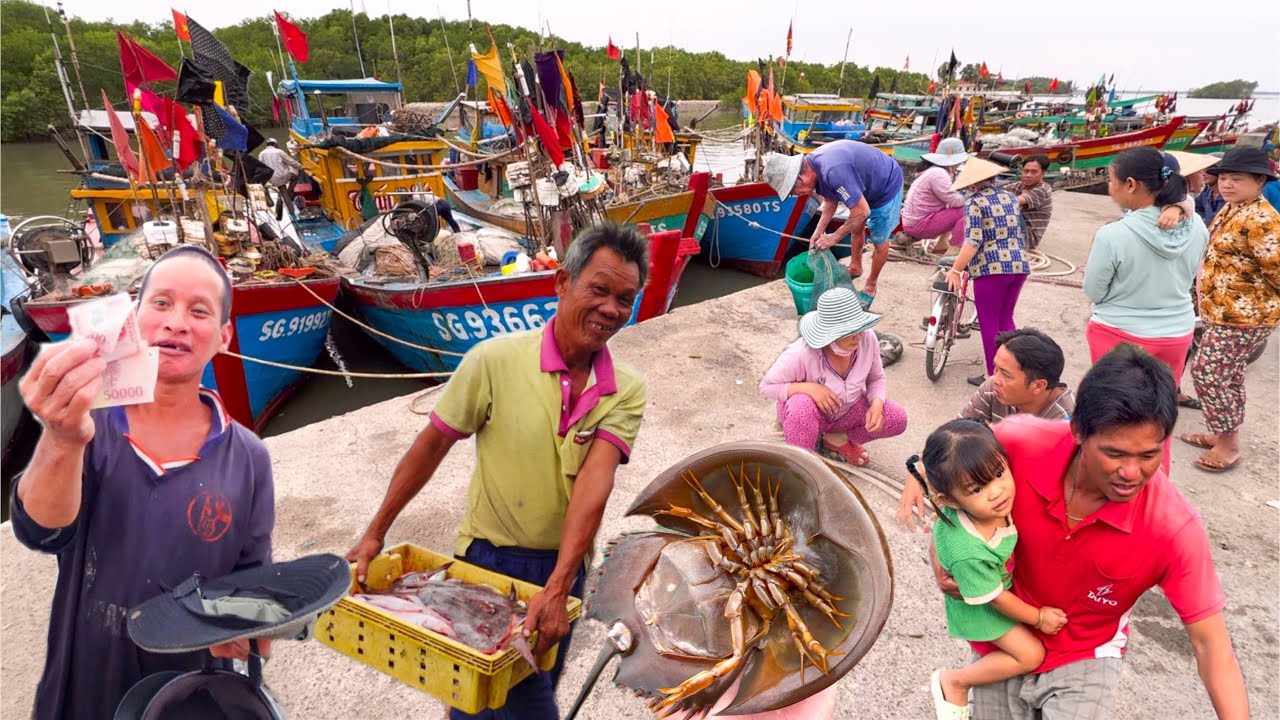 Nghề Rập Đánh Sam Vôi Ở Sài Gòn | Bất Ngờ Cách Chia Tiền Của Ngư Dân Cần Giờ