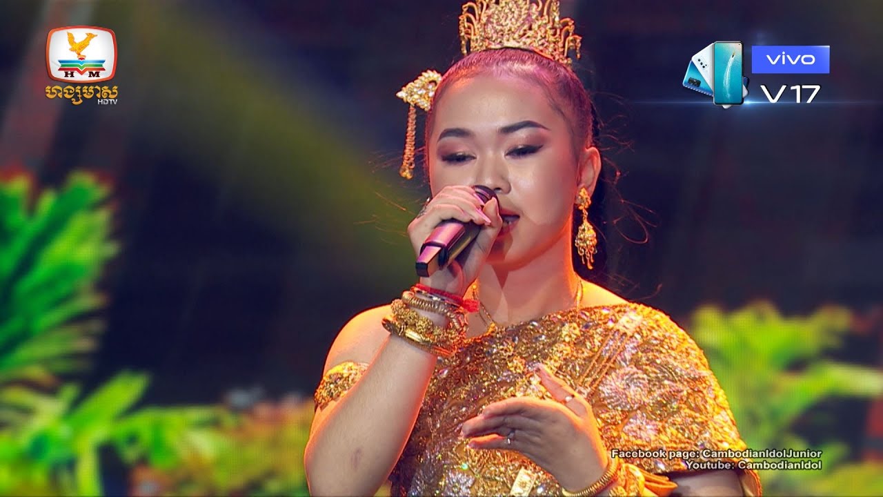 ស្រីណងសិក្សាបទប្រពៃណីនេះ និងធ្វើបានល្អ - Cambodian Idol Junior - Live Show - Final