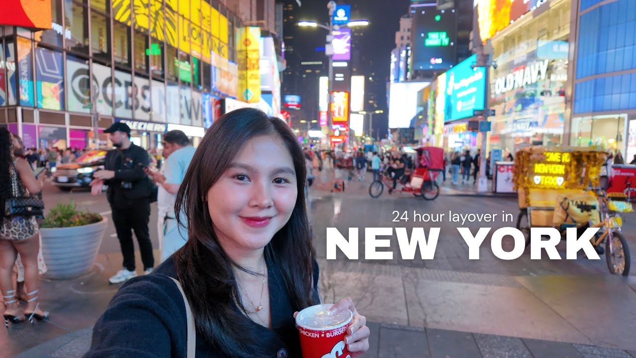 nyc vlog | visiting john wick filming loc, trying jollibee, times square, target, hershey’s world