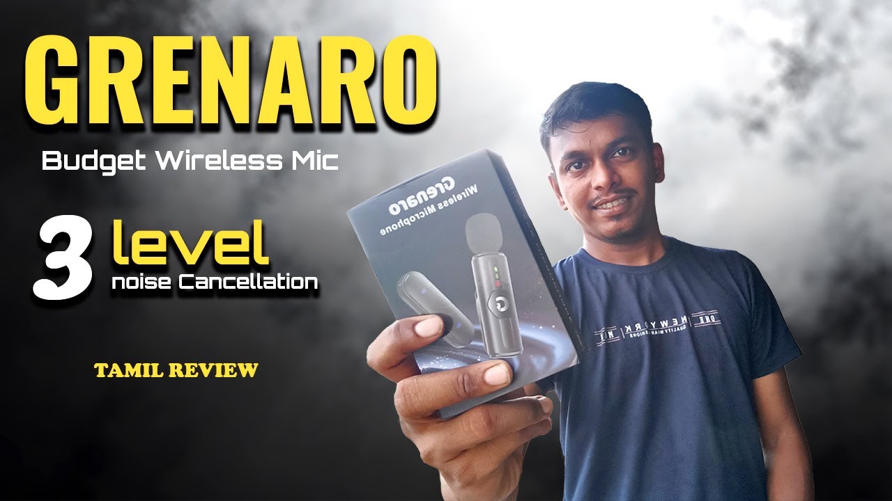 Grenaro Wireless Mic Setup & Review in Tamil | Best Budget Mic for YouTube & Vlogging
