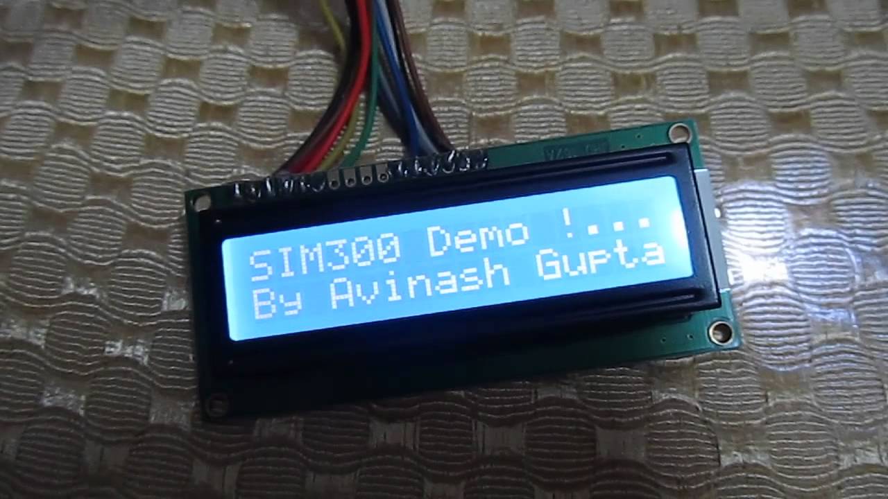 Sending and Receiving Message Using SIM300 GSM Module