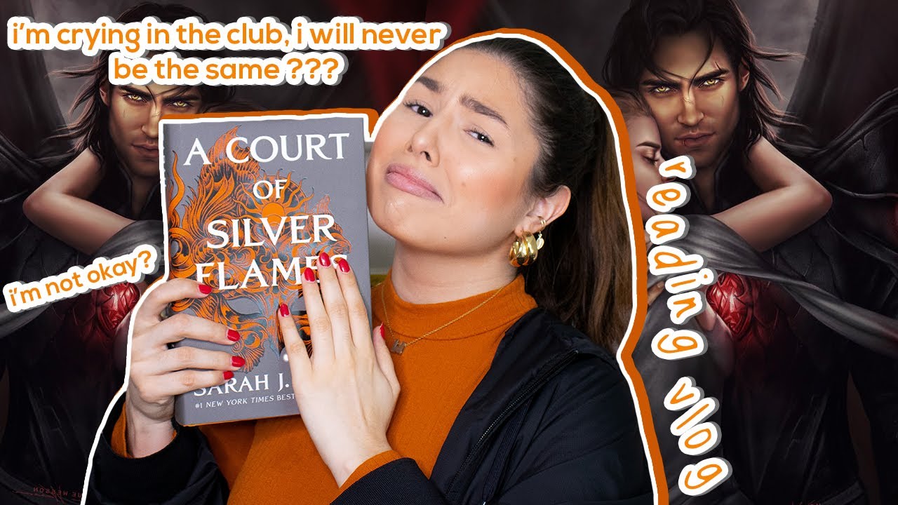 🔥 i read A COURT OF SILVER FLAMES by sarah j maas // reading vlog (spoiler + spoiler free)