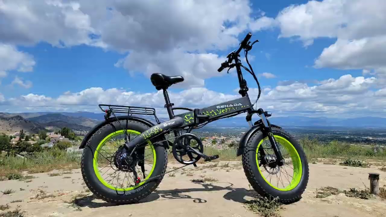 Off Road Senada Drifter Fat Tires Folding Electric Bike 750 Watt