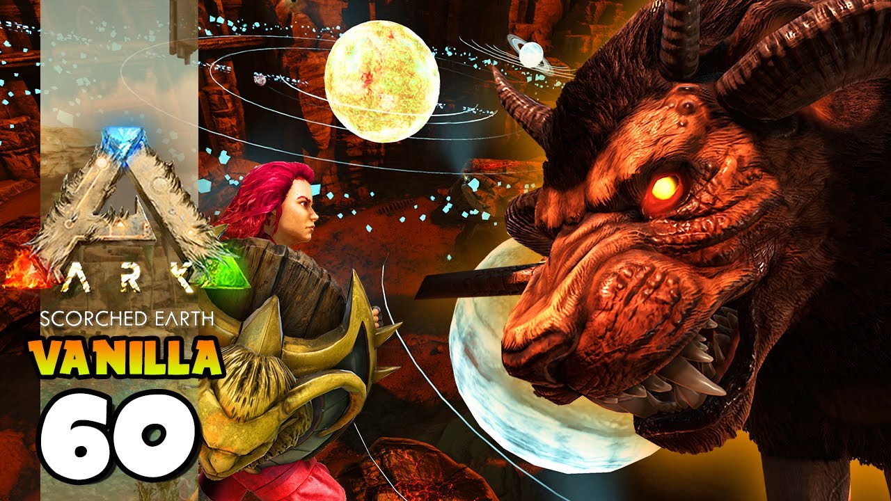 ENFRENTANDO PELA PRIMEIRA VEZ O BOSS MANTICORA!!! ARK: SCORCHED EARTH (VANILLA) 60