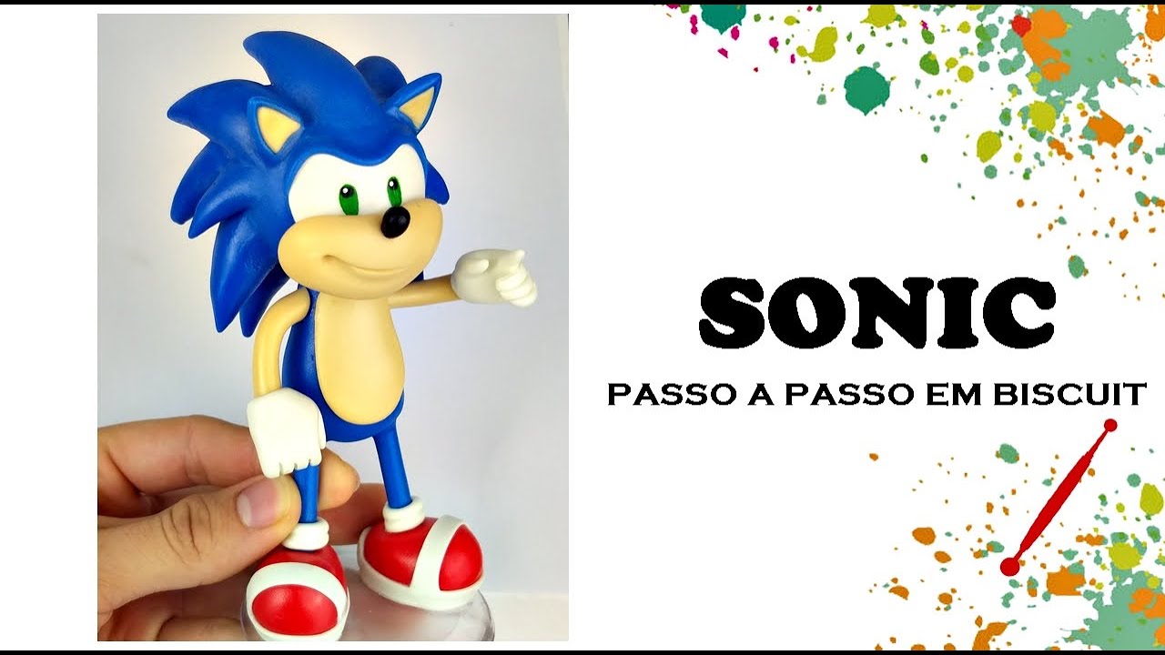 SONIC- PASSO A PASSO COMPLETO EM BISCUIT