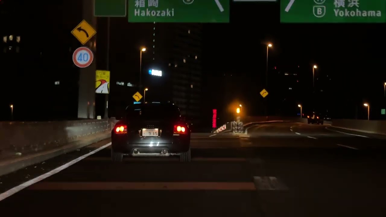 首都高 都心環状線 お正月夜ドライブ